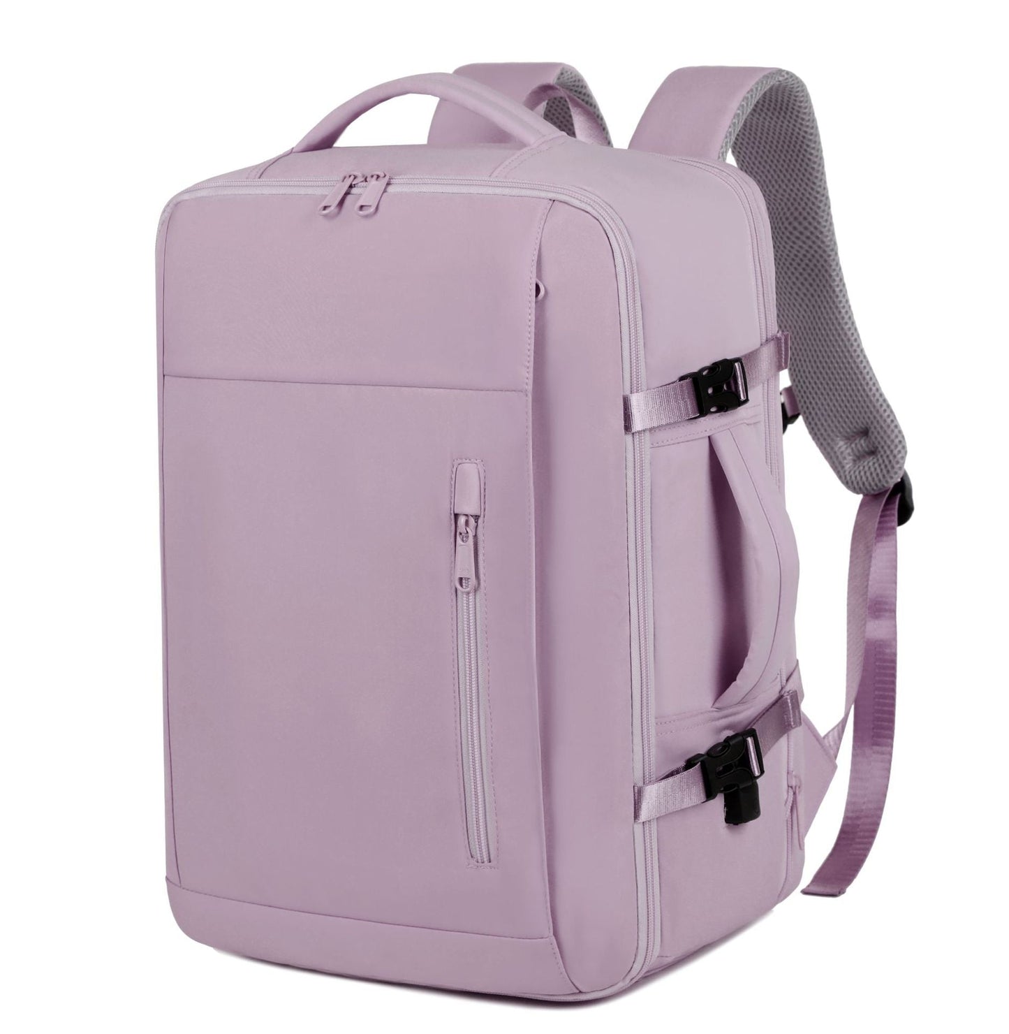 ✨LAST DAY 49% OFF🔥🎒Grey Leather Waterproof Anti-Theft Business Backpack - Large Travel & Hiking Carry-On for Men ✈️