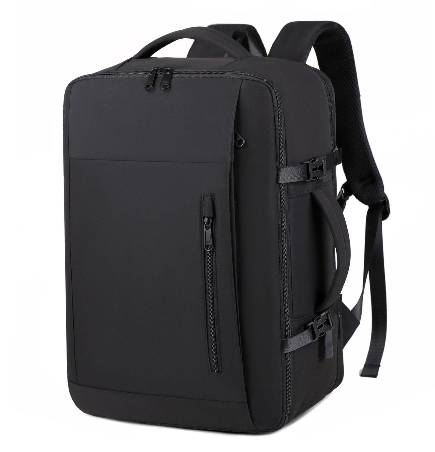 ✨LAST DAY 49% OFF🔥🎒Grey Leather Waterproof Anti-Theft Business Backpack - Large Travel & Hiking Carry-On for Men ✈️