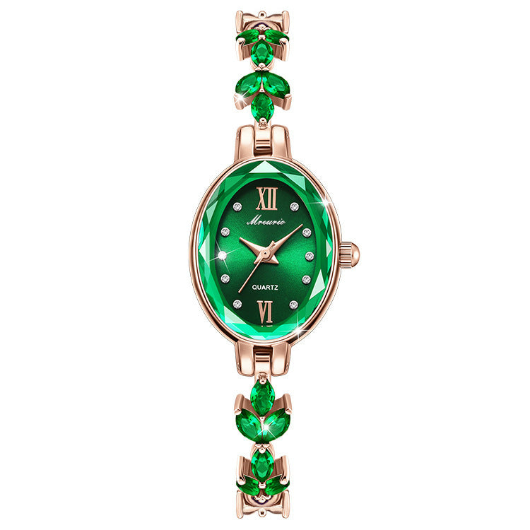 【Luxury Jewelry Watch】An elegant jewelry watch that serves both as a watch and a bracelet