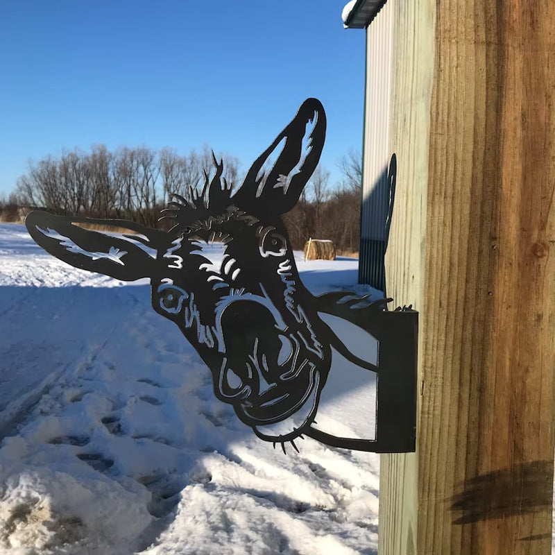 🔥Clearance Sale🔥Funny Farm Peeping Animal Metal Art(Buy 4 Free Shipping)