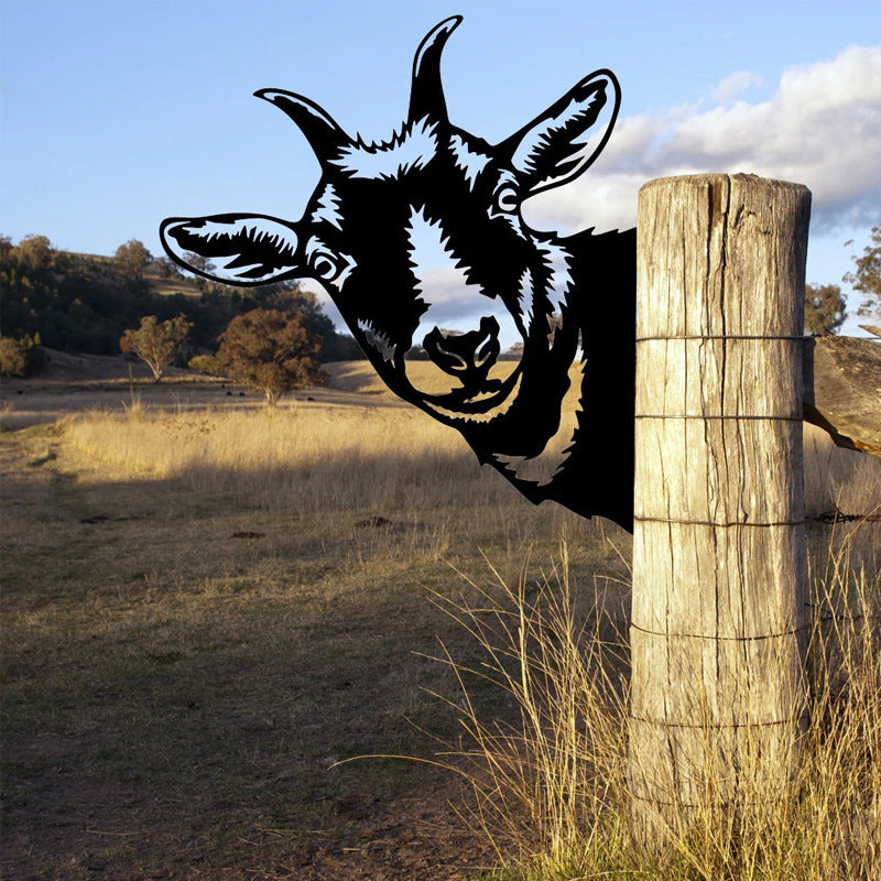 🔥Clearance Sale🔥Funny Farm Peeping Animal Metal Art(Buy 4 Free Shipping)