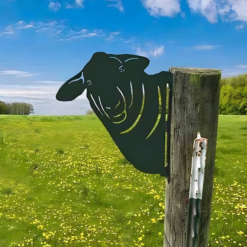 🔥Clearance Sale🔥Funny Farm Peeping Animal Metal Art(Buy 4 Free Shipping)