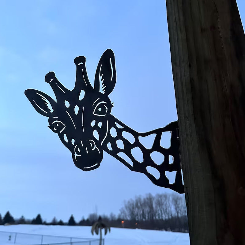 🔥Clearance Sale🔥Funny Farm Peeping Animal Metal Art(Buy 4 Free Shipping)