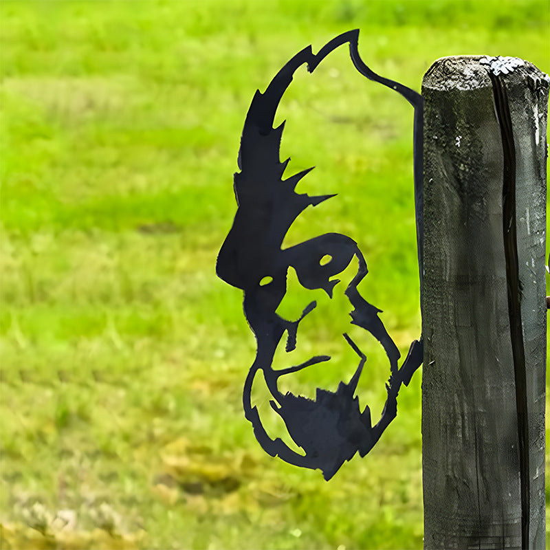 🔥Clearance Sale🔥Funny Farm Peeping Animal Metal Art(Buy 4 Free Shipping)