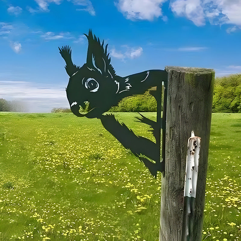 🔥Clearance Sale🔥Funny Farm Peeping Animal Metal Art(Buy 4 Free Shipping)