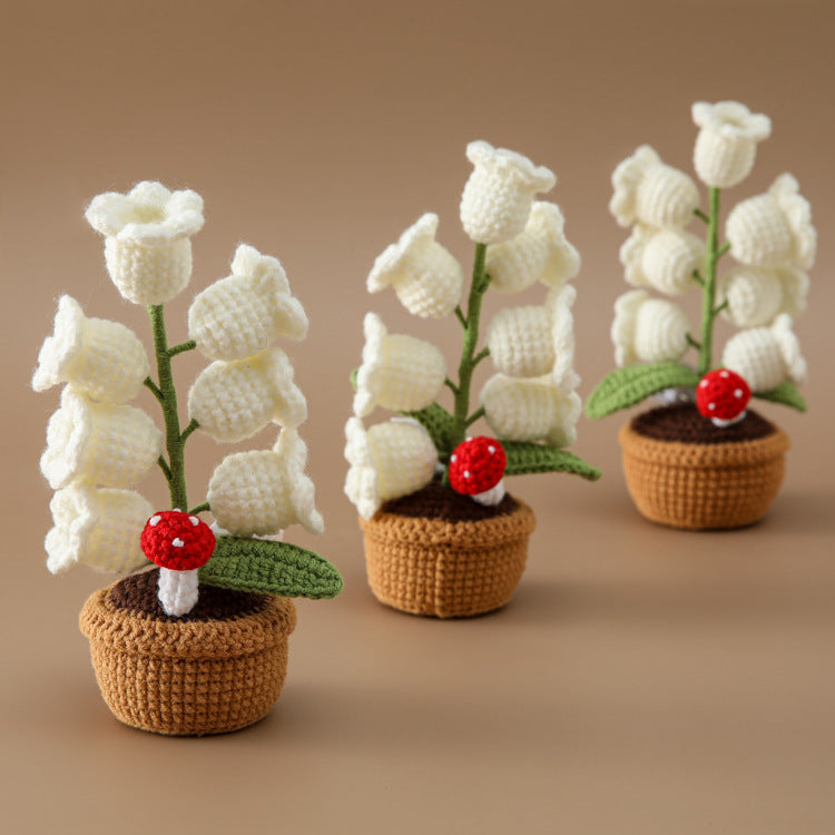 š„Handmade Crocheted Halloween Lily of the Valley LED LanternāØ