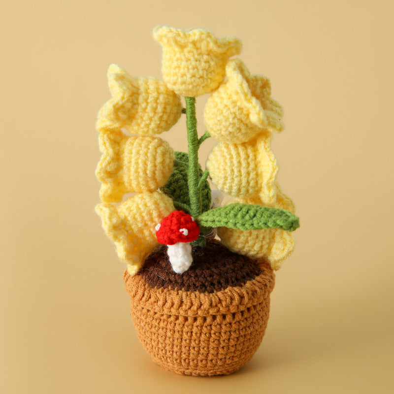 š„Handmade Crocheted Halloween Lily of the Valley LED LanternāØ