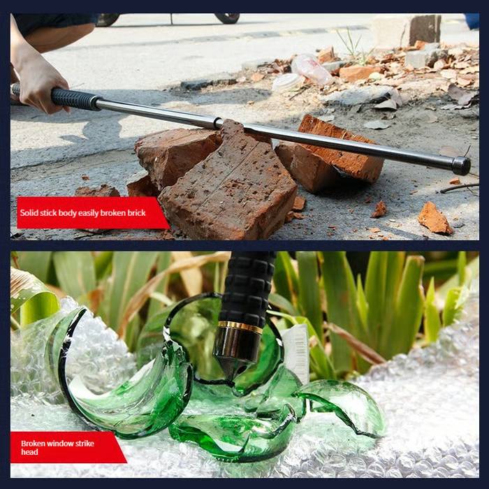 🎉Limited Time 49% OFF🔥Improved Self-Defense, Automatically Retractable Hiking Stick