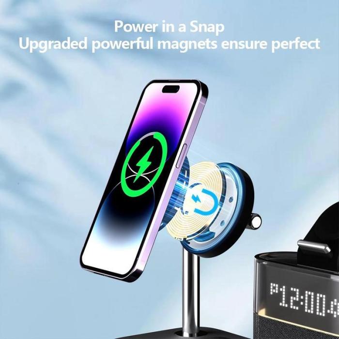 🔥Limited Time 50% OFF🔥5-in-1 Wireless Multifunctional Charger with Clock