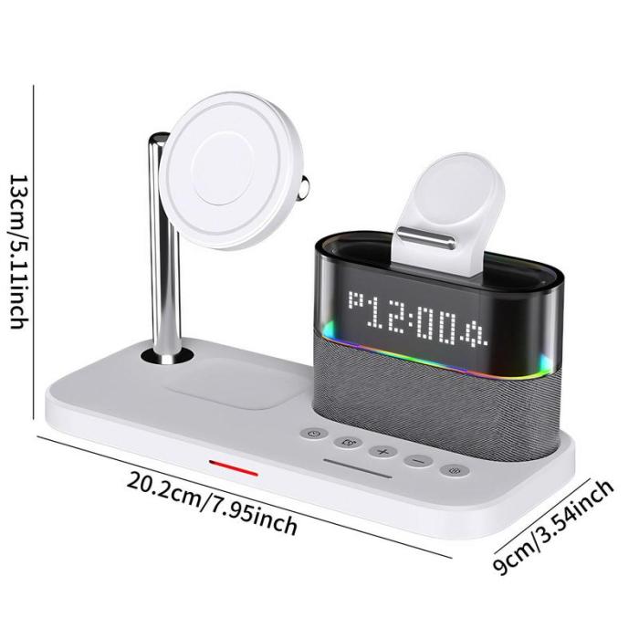 🔥Limited Time 50% OFF🔥5-in-1 Wireless Multifunctional Charger with Clock