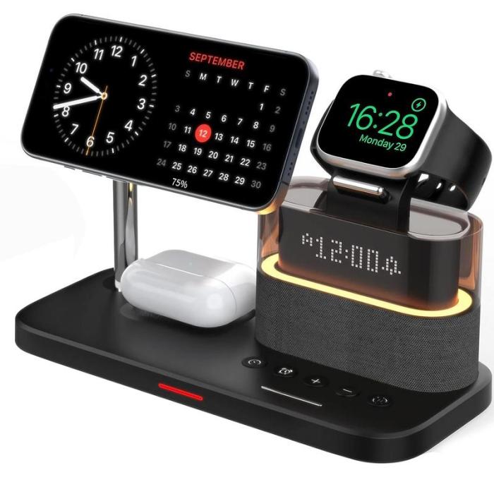 🔥Limited Time 50% OFF🔥5-in-1 Wireless Multifunctional Charger with Clock