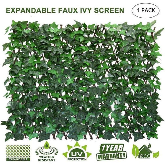 🔥🌸Spring Special Sale 49% OFF💐Uhair Privacy Fence Expandable Screen for Balcony Patio Outdoor,Decorative Faux Ivy Fencing Panel