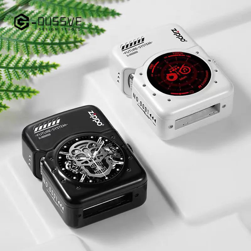 🔥Limited Time 50% OFF🔥Lighter Genuine Intelligent Creative Touch Screen Intelligent Windproof Kerosene Lighter