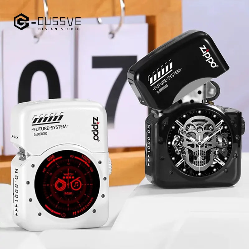 🔥Limited Time 50% OFF🔥Lighter Genuine Intelligent Creative Touch Screen Intelligent Windproof Kerosene Lighter