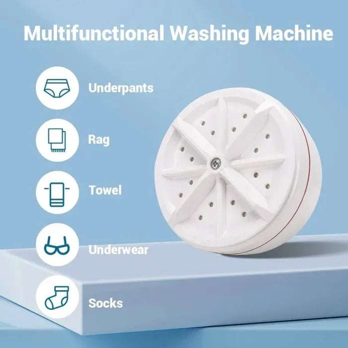 🔥Limited Time 50% OFF🔥2 in 1 Ultrasonic Washing Machine