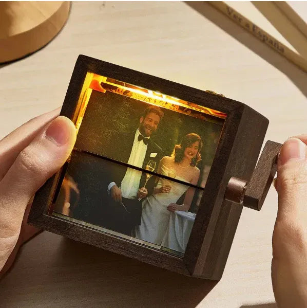 💖Flip Photo Box – Customizable Memory Album💖