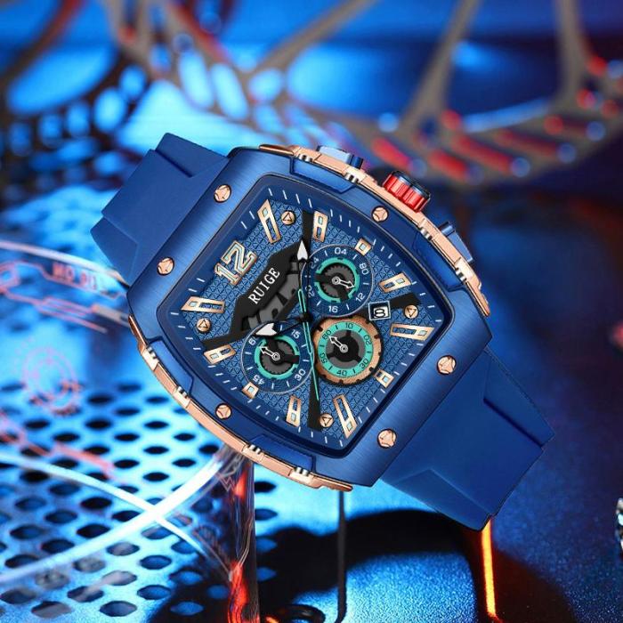 āLimited time offerš„Men's barrel luminous waterproof fashion watch