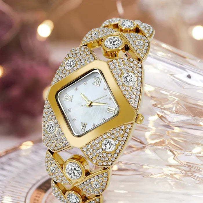 ⏳ Limited time 50% OFF✨Women's retro quartz watch with sparkling rhinestones