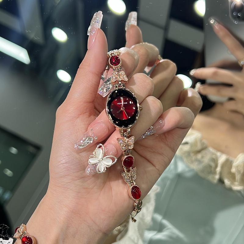 【Luxury Jewelry Watch】An elegant jewelry watch that serves both as a watch and a bracelet