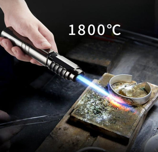 1800° High Temperature Spray Gun Butane Gas Blowtorch Jet Lighter