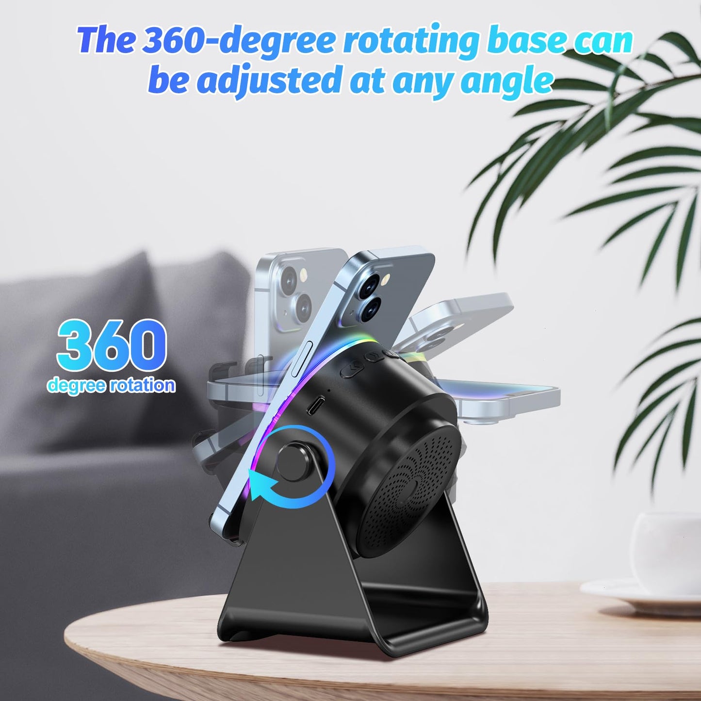 šFather's Day Gift-50%OFFš„4 in 1 Wireless Induction Audio Bluetooth Speaker