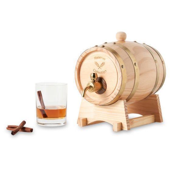 Foster & Rye Whiskey Barrel Drink Dispenser