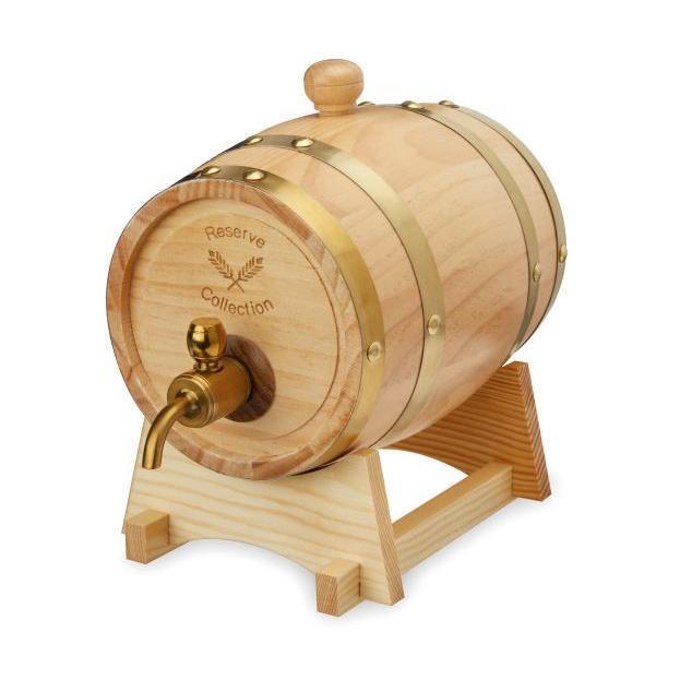 Foster & Rye Whiskey Barrel Drink Dispenser