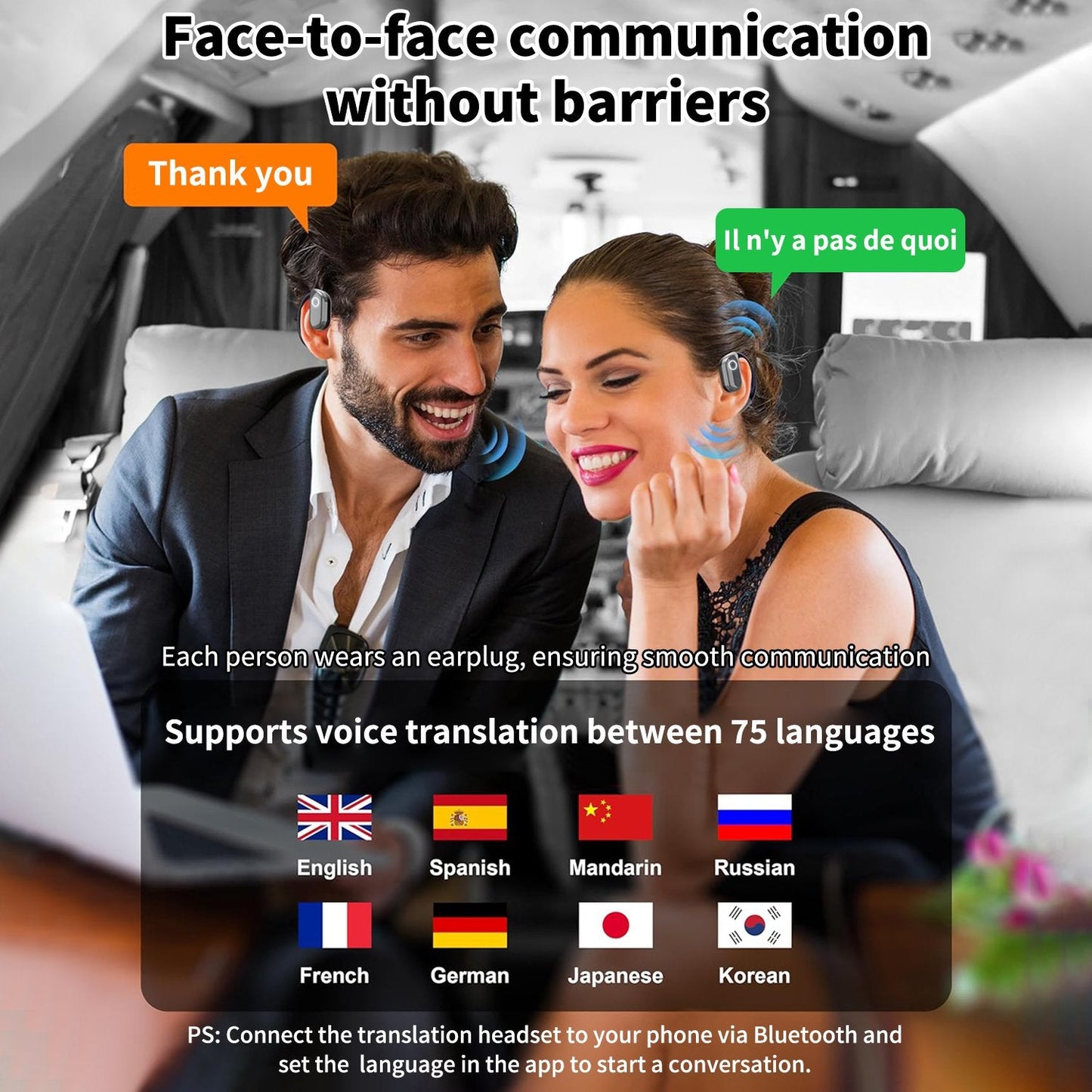 🏆#1 Best Seller 🔥AI Translation Wireless OWS Bluetooth5.4 Earphones (Fit iOS & Android)