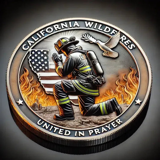California Wildfires Prayer Coin (100% Profit Donated)