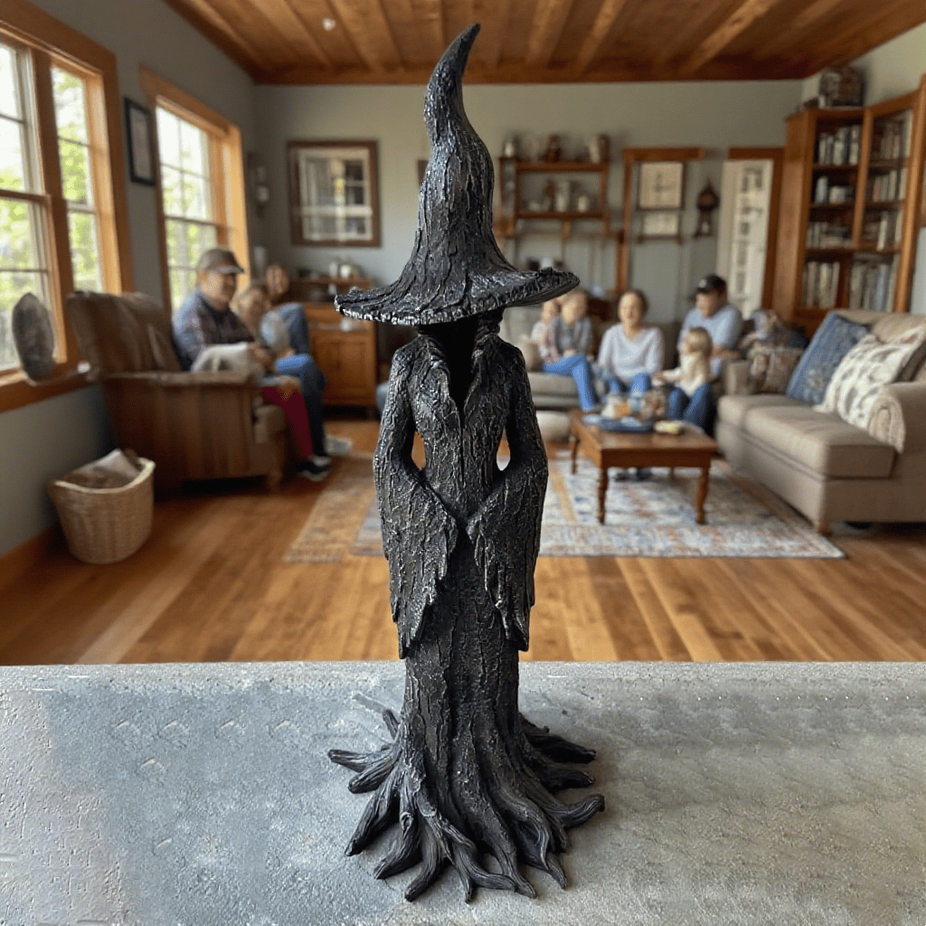 🔥LAST DAY 49% OFF - 🧙♀️💫Hand-Painted Enchanting Witch Statue: The Guardian of Your Home ✨