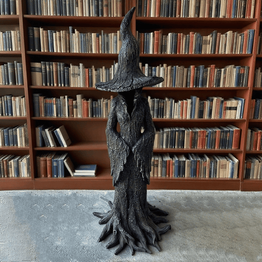 🔥LAST DAY 49% OFF - 🧙♀️💫Hand-Painted Enchanting Witch Statue: The Guardian of Your Home ✨