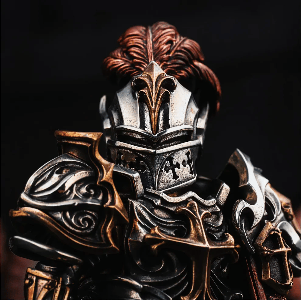 🔥2025 NEW ARRIVAL🔥Medieval Knight Metal Statue (Magnetic Detachable)