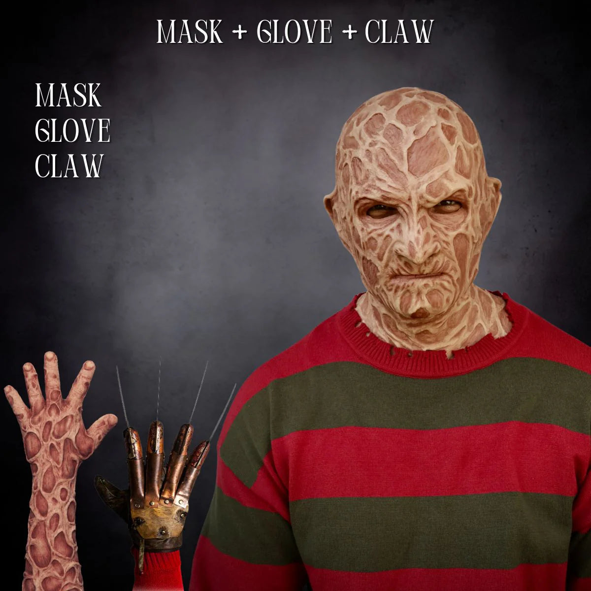 👻Halloween Pre-sale 50% OFF🔥Realistic Freddy Krueger Mask