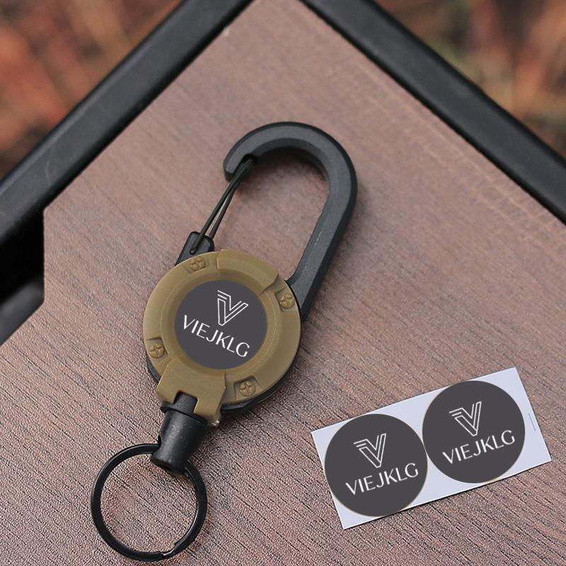 3 In 1 new multifunctional Retractable Pull Reel CarabinerKeychain
