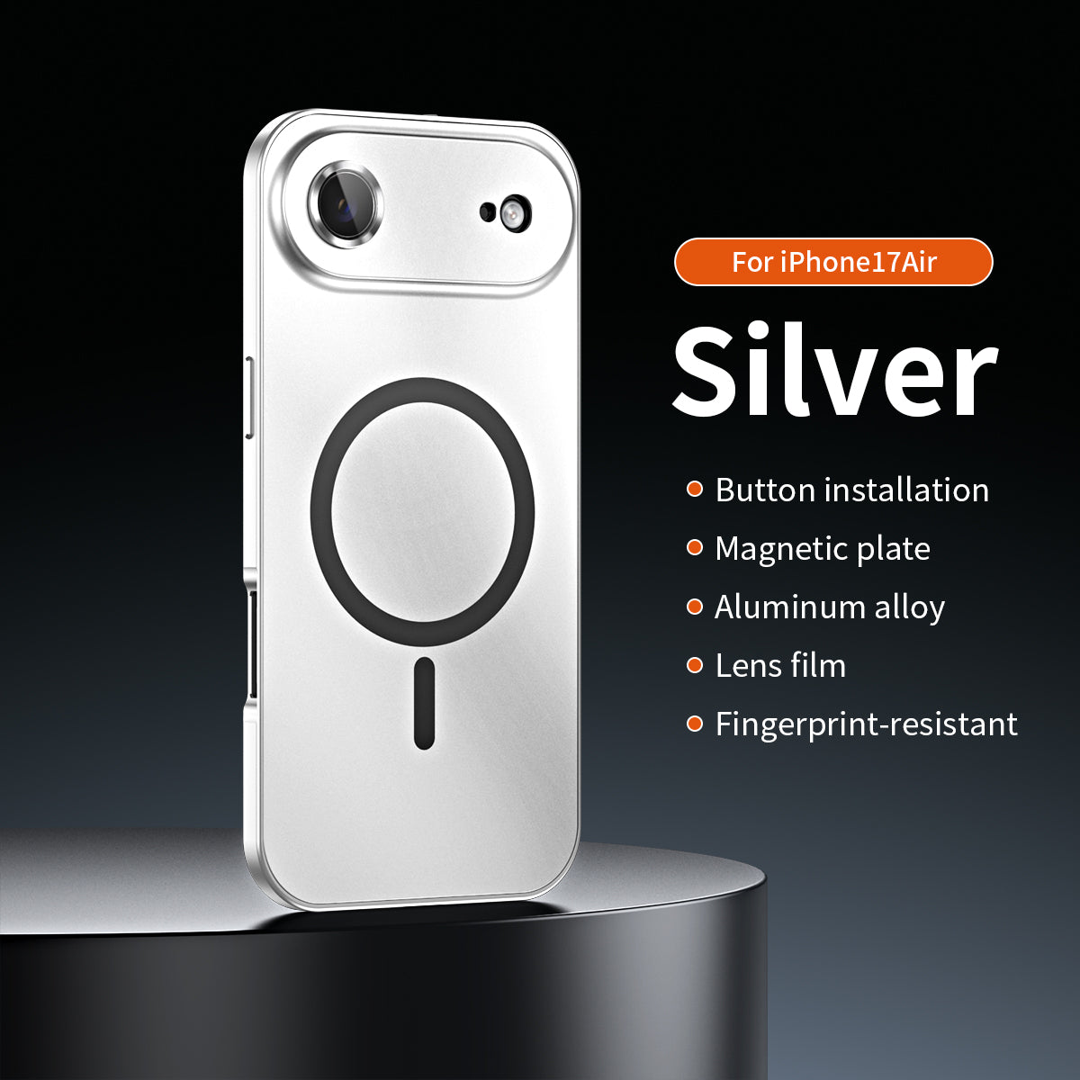 iPhone 17 Series Latest Color Aluminum Frame Magnetic Cover