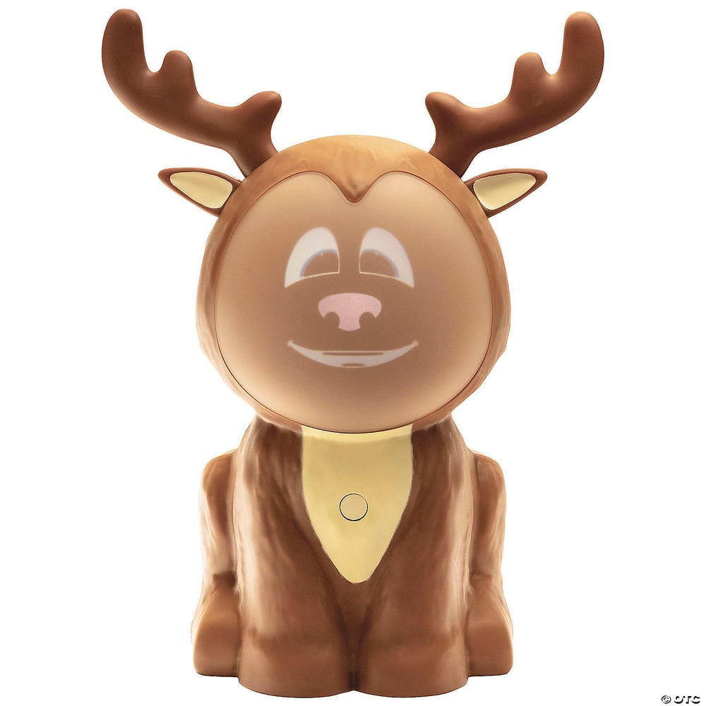 🎅Christmas Sale 49% Off 🦌3D Riley The ReinDroid (Mr. Chill) Talking Animated Reindeer with Built-in Projector & Speaker – Plug'n Play🎄