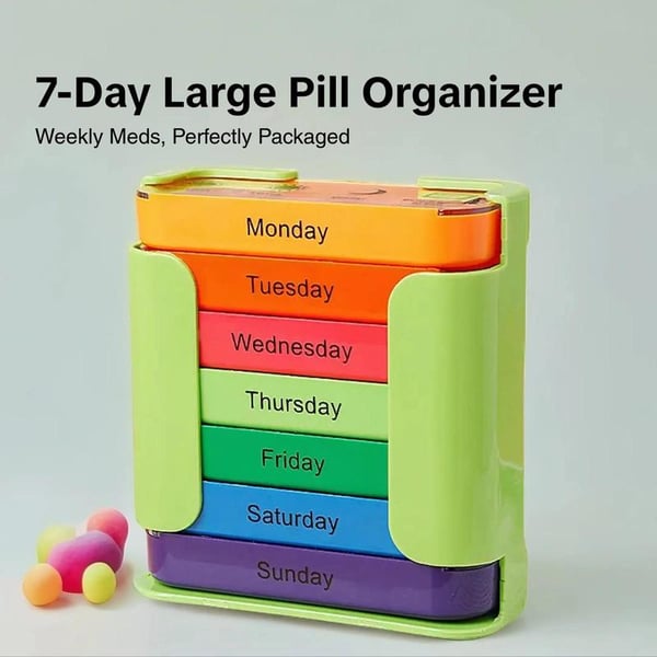 💊 ✨7-Day Medication Organizer - For Effortless Health Management! 📅