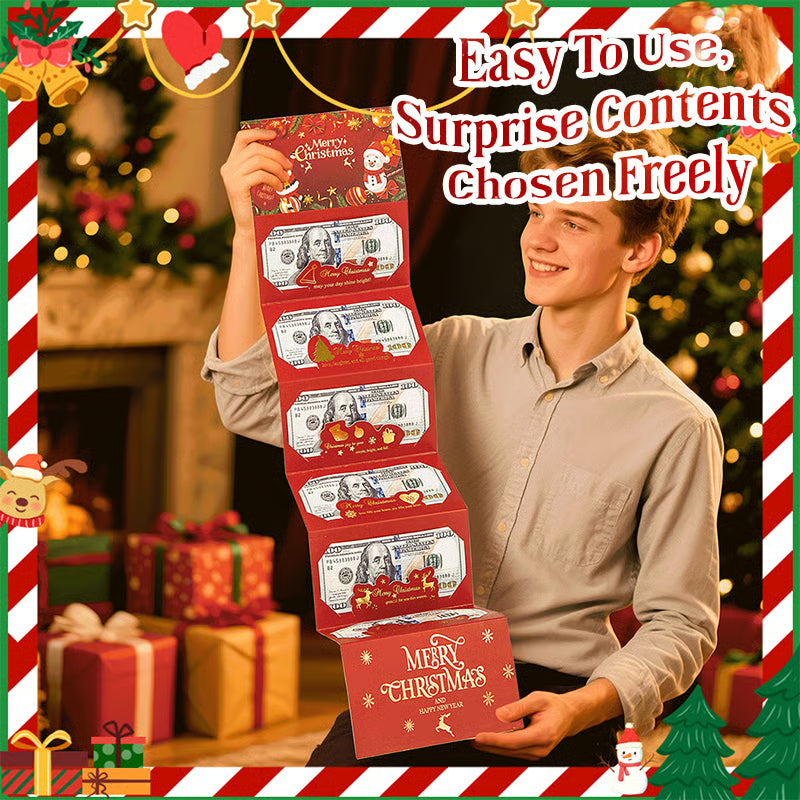 🏆Flash Sale⚡ 50K+ SOLD! Almost Gone-🎅💸2025 New Creative Christmas Cash Surprise Envelope