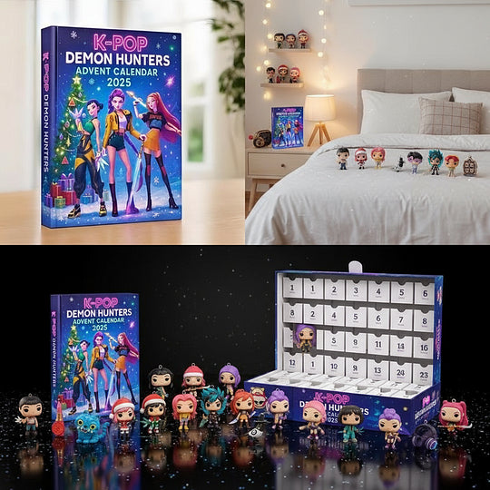 K-POP Demon Hunters Advent Calendar 2025 🎁 | 24-Day Surprise Collectible Gift Box