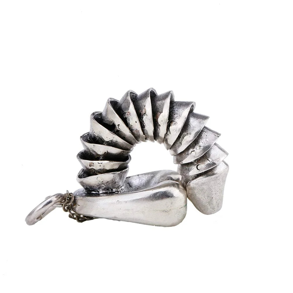 šFlash Saleā”925 Sterling Silver Penis Pendant Pullable Penis Pendant, Hanging Male Sex Organ Pendant