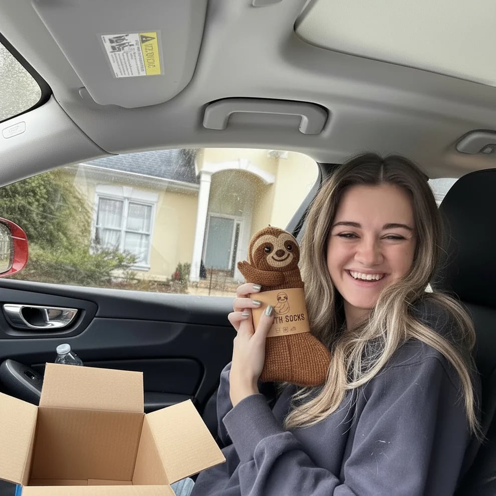 🎅Christmas Sale 49% OFF 🦥3D Animal Hand-knitted Warm Socks🧦