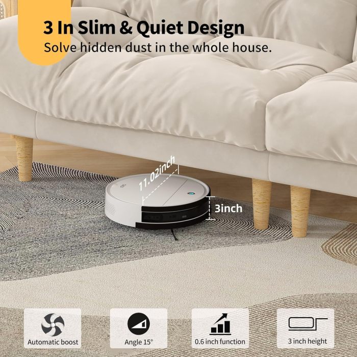 ๐ฅLimited Time 50% OFFโก3-in-1 Intelligent Automatic Mopping Wet&Dry and Pet Hair Removal Robot