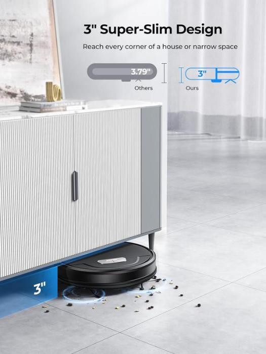 ๐ฅLimited Time 50% OFFโก3-in-1 Intelligent Automatic Mopping Wet&Dry and Pet Hair Removal Robot