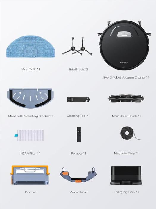 ๐ฅLimited Time 50% OFFโก3-in-1 Intelligent Automatic Mopping Wet&Dry and Pet Hair Removal Robot