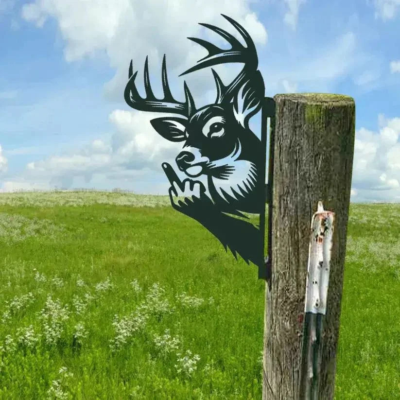 🔥Clearance Sale🔥Funny Farm Peeping Animal Metal Art(Buy 4 Free Shipping)