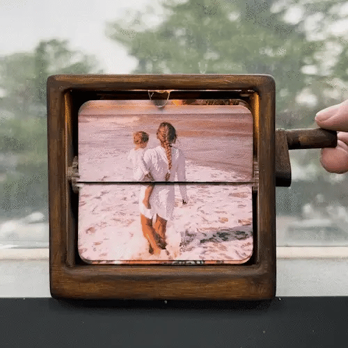 💖Flip Photo Box – Customizable Memory Album💖