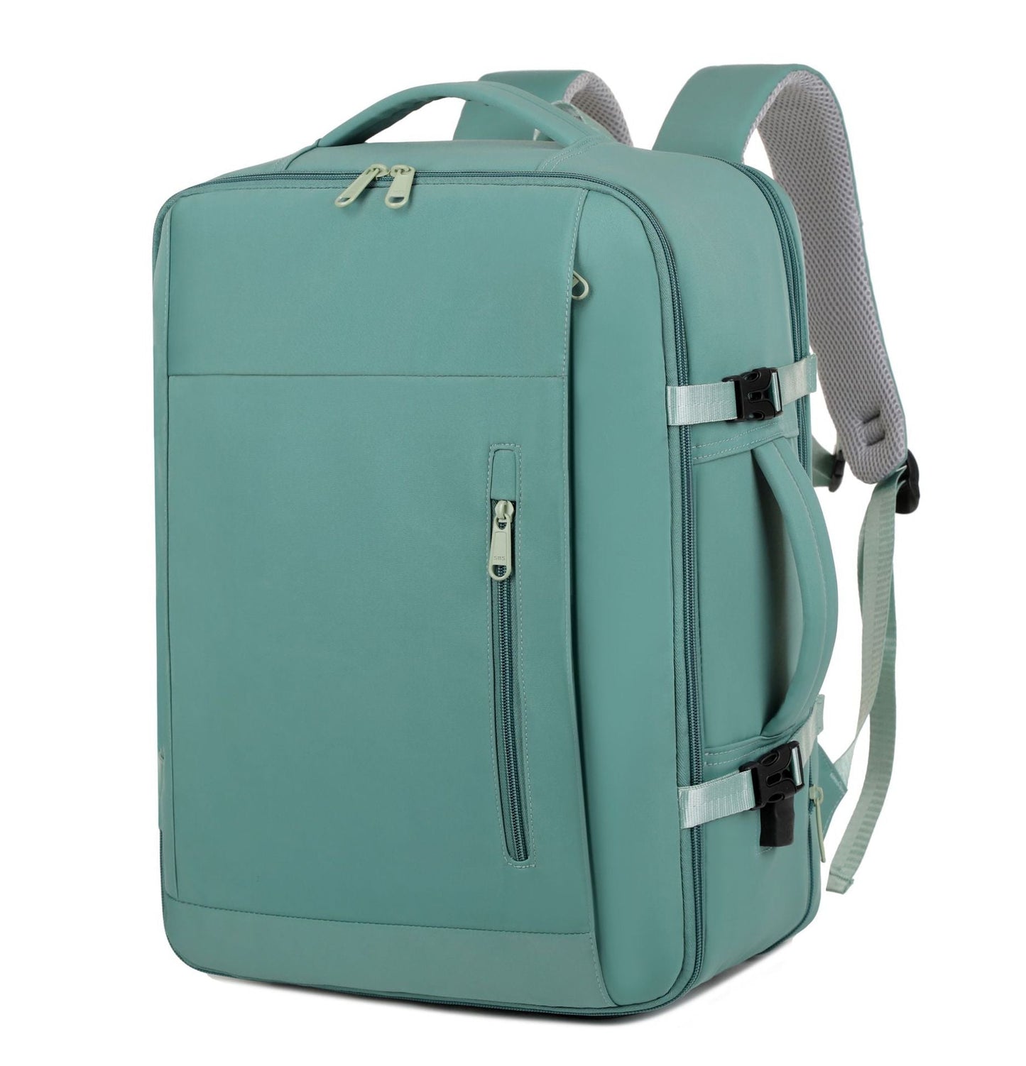 ✨LAST DAY 49% OFF🔥🎒Grey Leather Waterproof Anti-Theft Business Backpack - Large Travel & Hiking Carry-On for Men ✈️