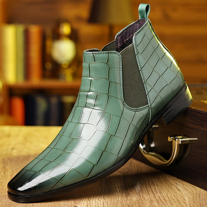 🔥Father's Day Pre-sale - 50% OFF🔥Men's Pointed Chelsea Boots, Men's Crocodile Boots