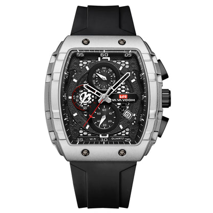 ⌚Limited time offer🔥Men's barrel luminous waterproof fashion watch