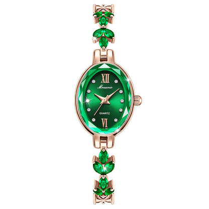 【Luxury Jewelry Watch】An elegant jewelry watch that serves both as a watch and a bracelet